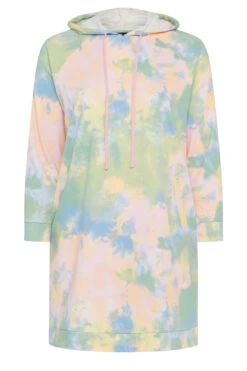 YOURS - Robe-Pull Rose & Bleue Tie And Dye -Evans Boutique 00502659 a02d 44 302212 X