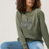 M&Co Khaki Green Zebra Star Print Sweatshirt -Evans Boutique 02b90d3e 8d84 42 501910 A