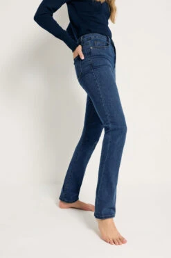 LTS Tall Dark Blue Stretch Straight Leg Jeans 8 LTS Tall Dark Blue Stretch Straight Leg Jeans -Evans Boutique 048b2fe7 0bff 4e 351719 B
