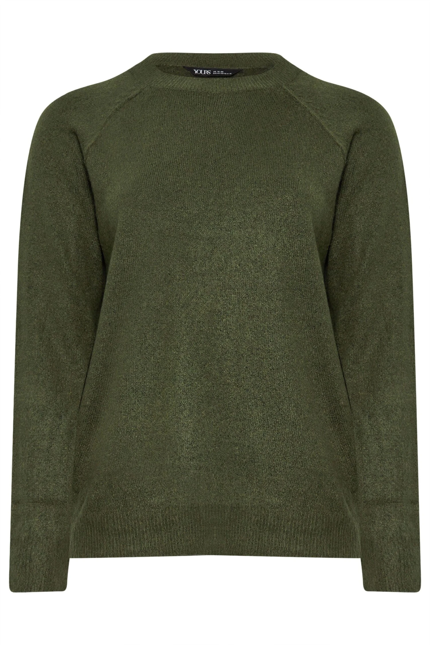 YOURS - Pull Vert Kaki En Maille 7 YOURS - Pull Vert Kaki En Maille – Image 5