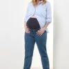 LTS Tall Maternity Indigo Blue Washed UNA Stretch Mom Jeans 1 LTS Tall Maternity Indigo Blue Washed UNA Stretch Mom Jeans -Evans Boutique 06f2140e d4dd 4d 198077 A