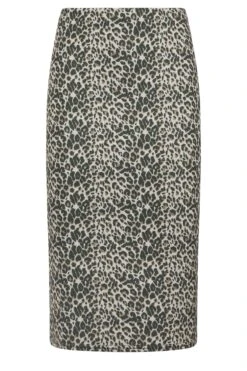 LTS Tall Beige Brown Leopard Print Pencil Skirt 11 LTS Tall Beige Brown Leopard Print Pencil Skirt -Evans Boutique 079af7c0 c967 48 355426 X