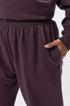 YOURS - Pantalon De Jogging Violet à Revers 10 YOURS - Pantalon De Jogging Violet à Revers -Evans Boutique 08bca93d 9b6e 47 310209 D