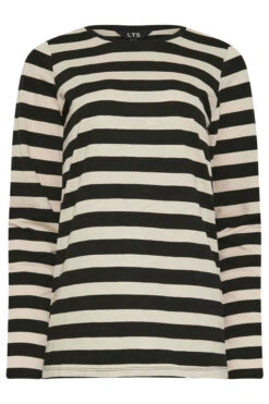 LTS Tall Black & White Long Sleeve T-Shirt Top 11 LTS Tall Black & White Long Sleeve T-Shirt Top -Evans Boutique 0a251be8 d08b 42 354289 X