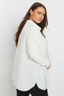 BUMP IT UP MATERNITY - Chemisier Blanc Design Uni 10 BUMP IT UP MATERNITY - Chemisier Blanc Design Uni -Evans Boutique 0b87a69f 5061 42 158440 D