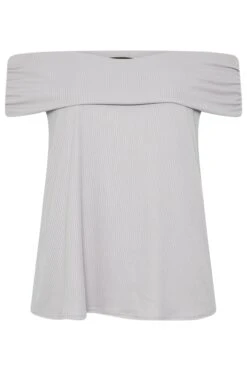 LIMITED COLLECTION - Top Bardot Gris En Jersey -Evans Boutique 0ca35617 d237 4a 321883 X