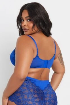YOURS Curve Soutien-gorge Balconnet à Armatures Non Rembourré En Dentelle Extensible Bleu Cobalt 13 YOURS Curve Soutien-gorge Balconnet à Armatures Non Rembourré En Dentelle Extensible Bleu Cobalt -Evans Boutique 0d180548 476c 45 147377 C