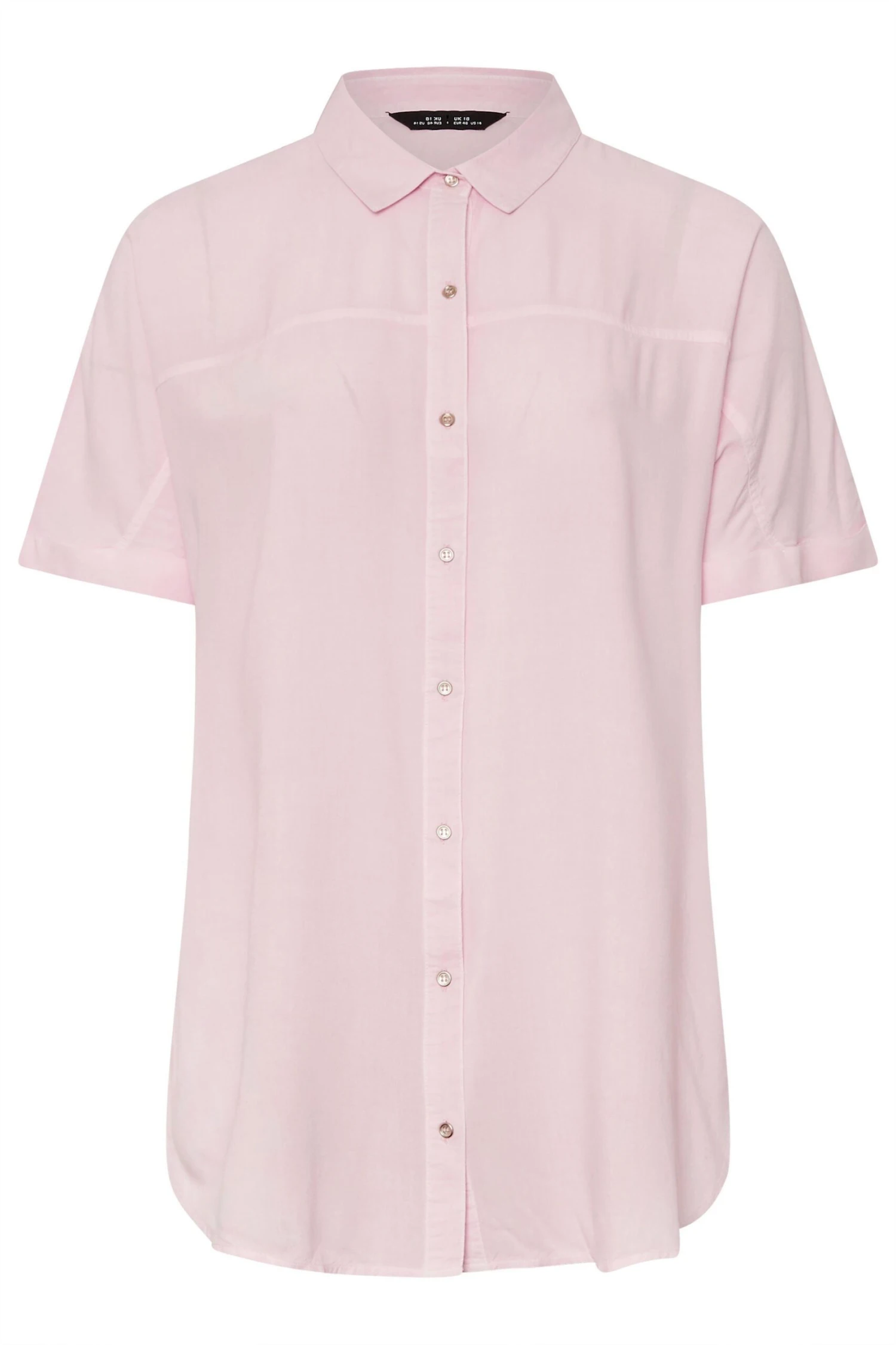 YOURS - Chemisier Rose Pâle Délavé Style Chambray 7 YOURS - Chemisier Rose Pâle Délavé Style Chambray – Image 5