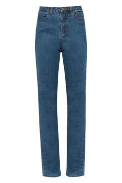 LTS Tall Indigo Blue Washed Stretch Mom Jeans -Evans Boutique 0eb75b1f eac4 47 196818 X