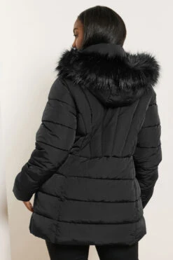 YOURS - Doudoune Courte Noire 10 YOURS - Doudoune Courte Noire -Evans Boutique 0ff55876 f2bc 43 121064 C