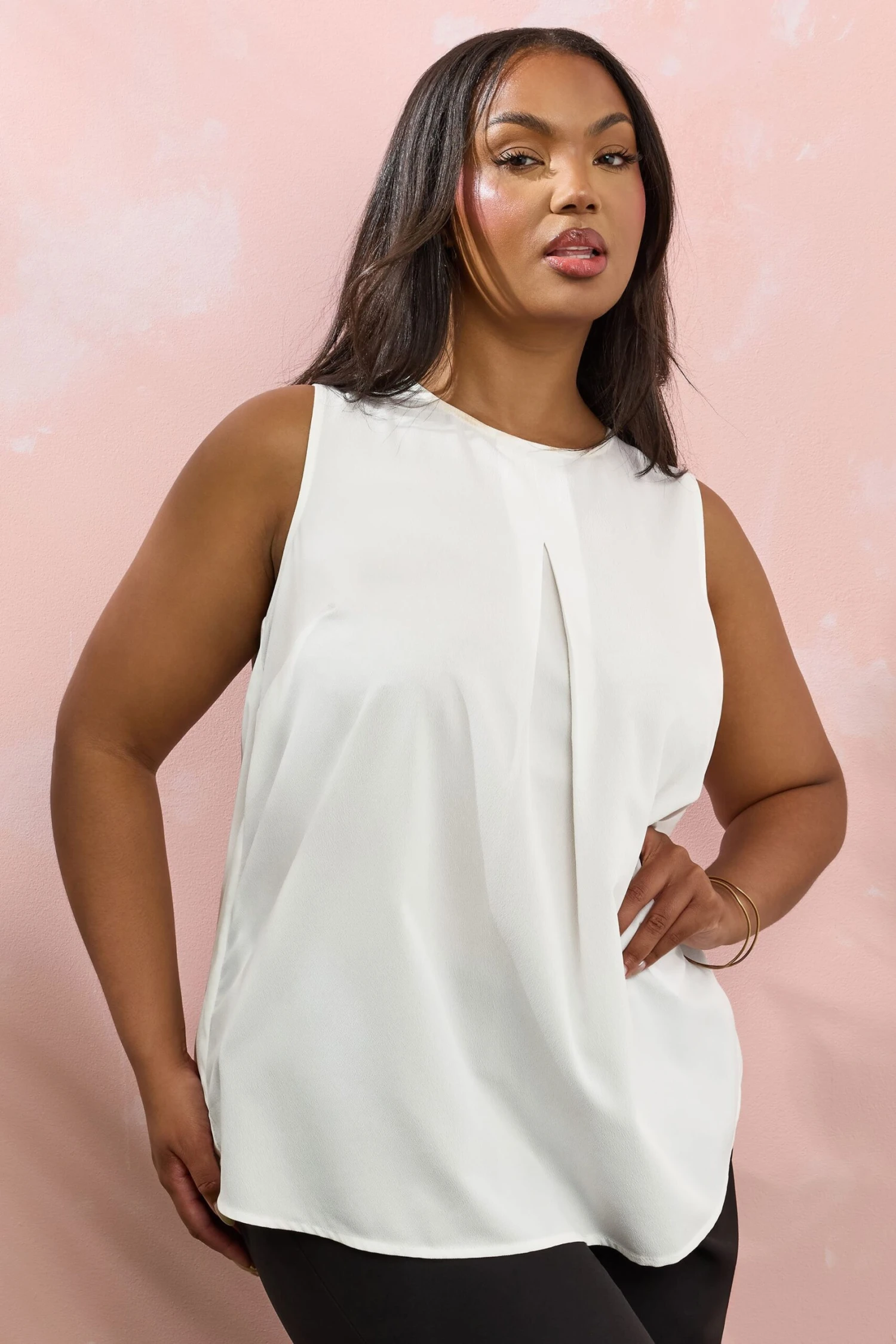 YOURS - Top Blanc Léger Découpé Dentelle Floral 4 YOURS - Top Blanc Léger Découpé Dentelle Floral – Image 2