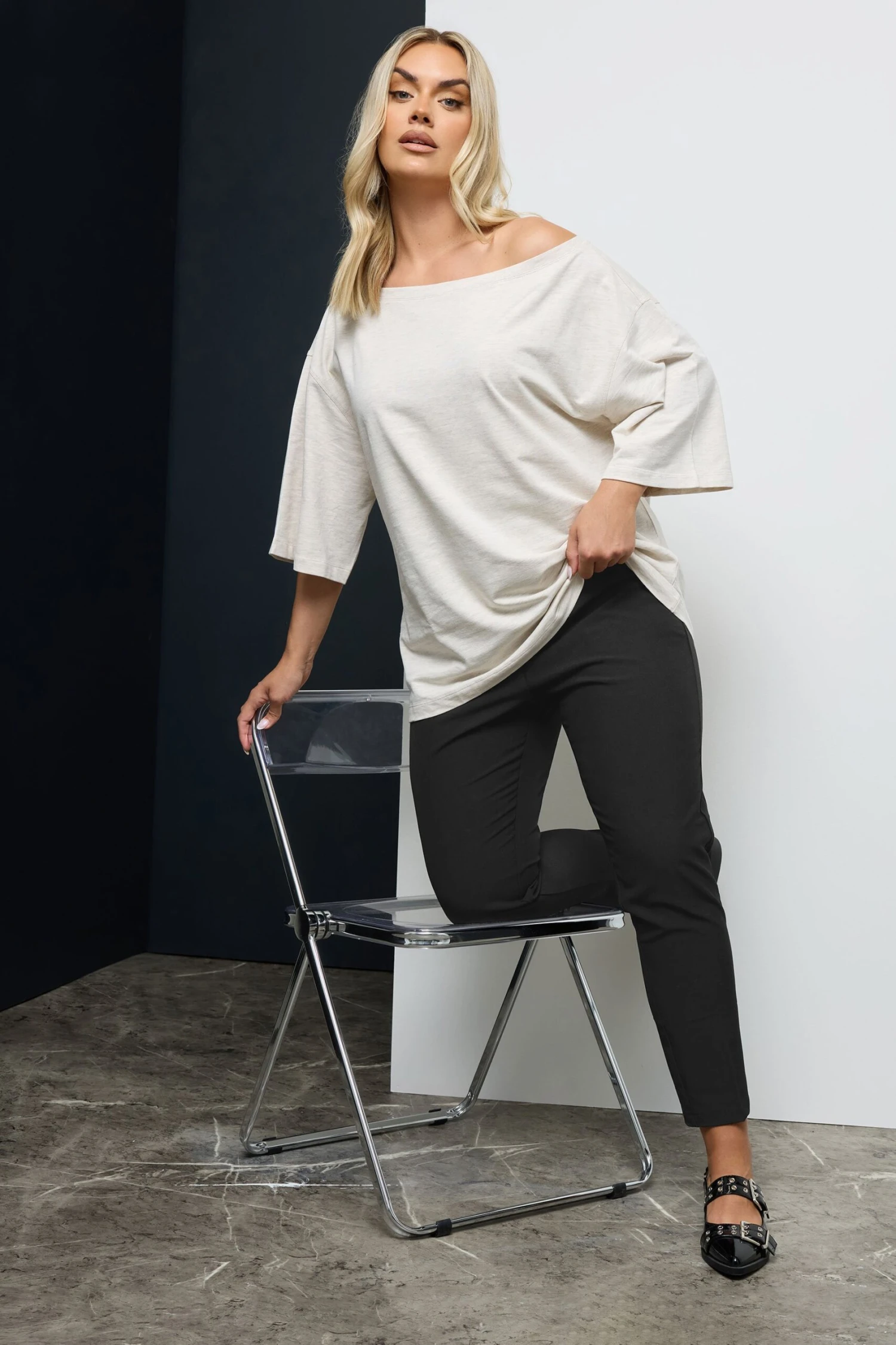 Pantalon Noir Fluide 4 Pantalon Noir Fluide – Image 2