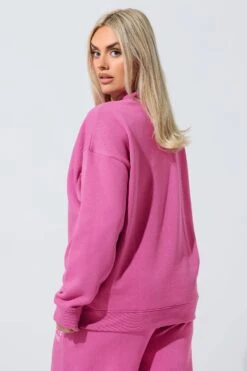 LIMITED COLLECTION Sweat-shirt Rose Curve Avec Slogan « Après 98 » -Evans Boutique 139f1d5a c7e3 47 216691 C