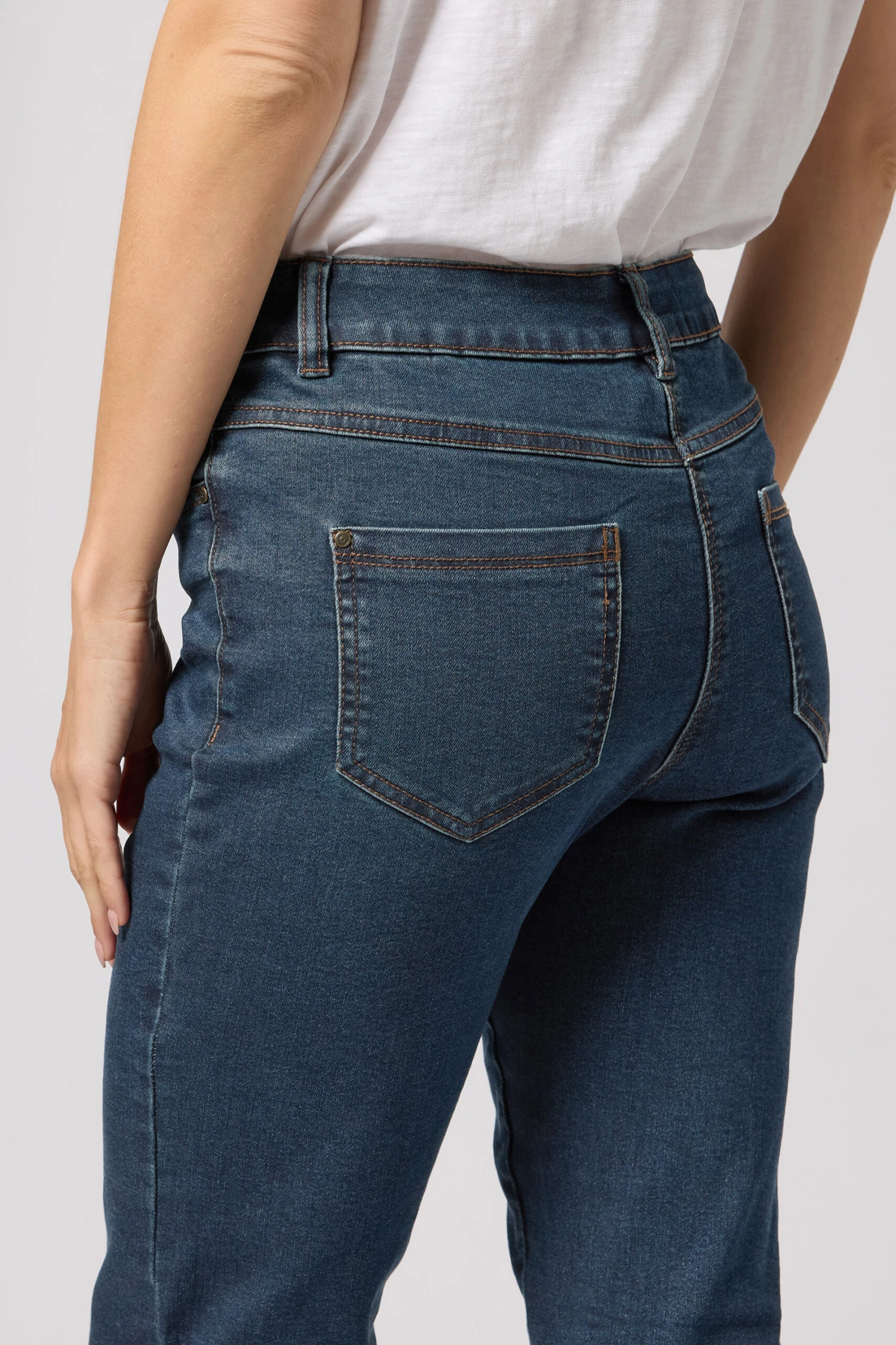 M&Co Indigo Blue Bootcut Jeans 8 M&Co Indigo Blue Bootcut Jeans – Image 6