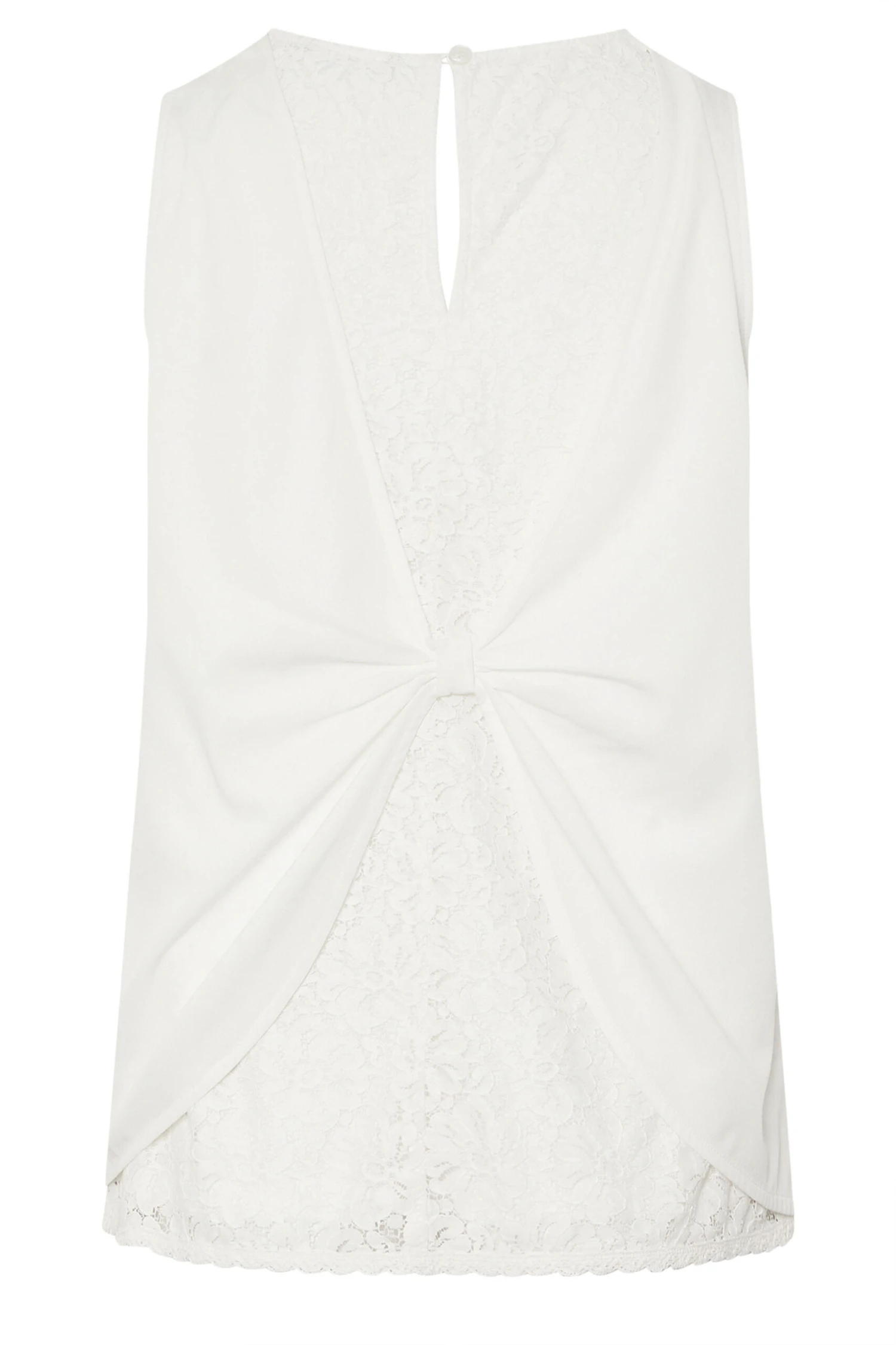 YOURS - Top Blanc Léger Découpé Dentelle Floral 8 YOURS - Top Blanc Léger Découpé Dentelle Floral – Image 6