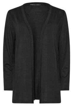 M&Co Black Essential Cardigan 11 M&Co Black Essential Cardigan -Evans Boutique 15a82885 6230 4e 501229 X