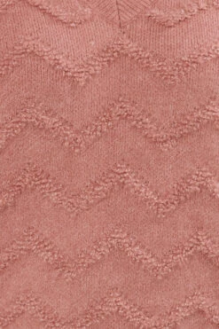 EVANS Curve Pink Zig Zag V-Neck Knitted Jumper 10 EVANS Curve Pink Zig Zag V-Neck Knitted Jumper -Evans Boutique 1671faa6 f429 41 616235 D