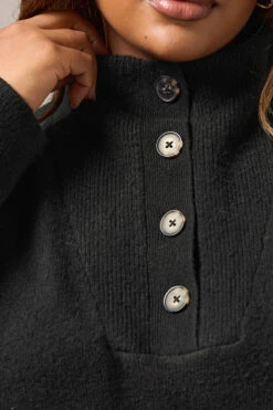 YOURS Curve Pull à Col Boutonné Rayé Noir Et Beige Marron 10 YOURS Curve Pull à Col Boutonné Rayé Noir Et Beige Marron -Evans Boutique 16c2871b c75a 4f 280638 D