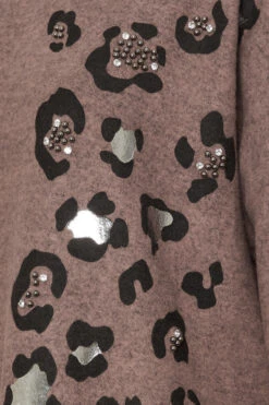 YOURS - Pull Marron Toucher Doux Design Léopard 12 YOURS - Pull Marron Toucher Doux Design Léopard -Evans Boutique 17c6a6b9 6c13 4f 322298 Z