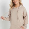 YOURS - Pull à Capuche Beige En Jersey 2 YOURS - Pull à Capuche Beige En Jersey -Evans Boutique 17cc5ddf 1f4d 40 126701 A