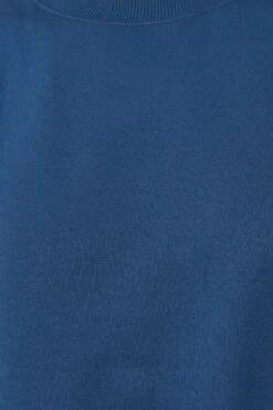 LTS Tall Dark Blue Crew Neck Sweatshirt -Evans Boutique 19860e9b b7f7 4f 356149 D