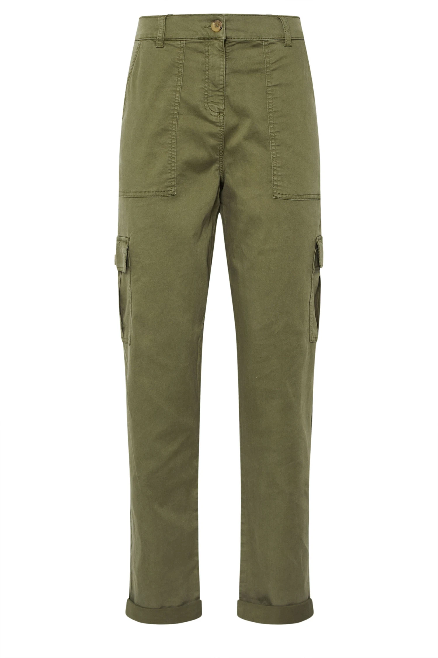 LTS MADE FOR GOOD Tall Khaki Green Cargo Chino Jeans 8 LTS MADE FOR GOOD Tall Khaki Green Cargo Chino Jeans – Image 6