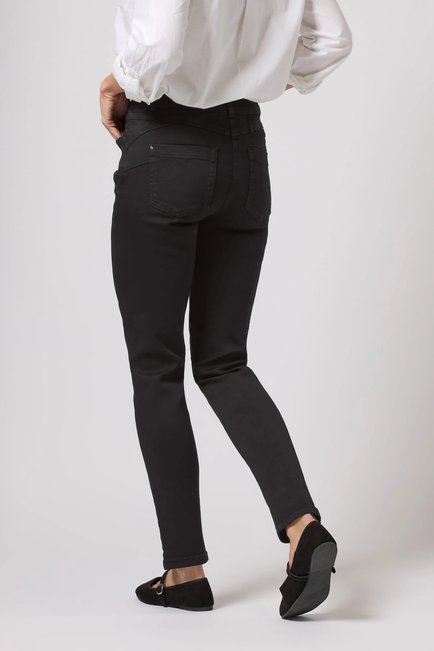 M&Co Black Lift & Shape Slim Leg Jeans 5 M&Co Black Lift & Shape Slim Leg Jeans – Image 3
