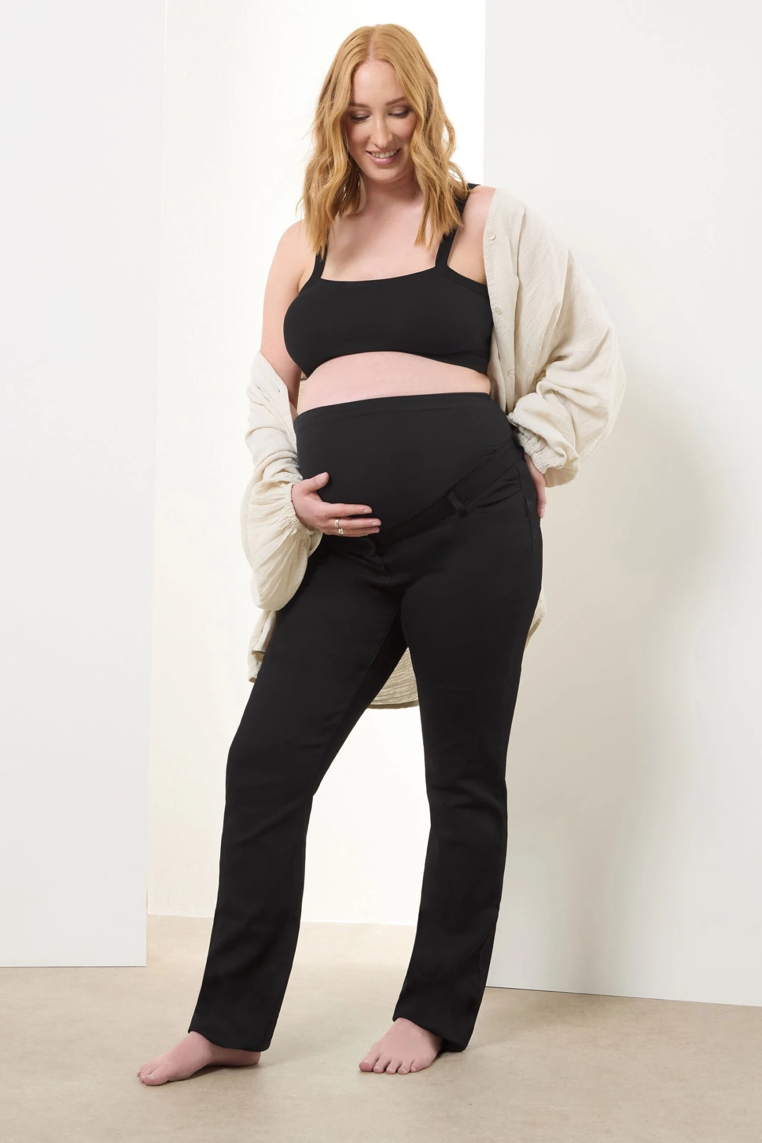 LTS Maternity Tall Black Lift & Shape Slim Leg Jeans 3 LTS Maternity Tall Black Lift & Shape Slim Leg Jeans