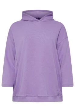 YOURS - Pull En Jersey à Capuche Lavande Coupe Oversize 11 YOURS - Pull En Jersey à Capuche Lavande Coupe Oversize -Evans Boutique 1b9e09b2 dbb8 49 303608 X