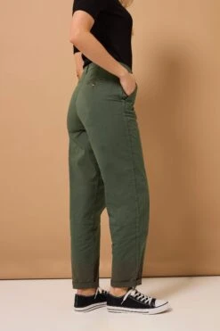 LTS Tall Khaki Green Cotton Straight Leg Chino Jeans 11 LTS Tall Khaki Green Cotton Straight Leg Chino Jeans -Evans Boutique 1d029f8a 4b3a 47 355374 C