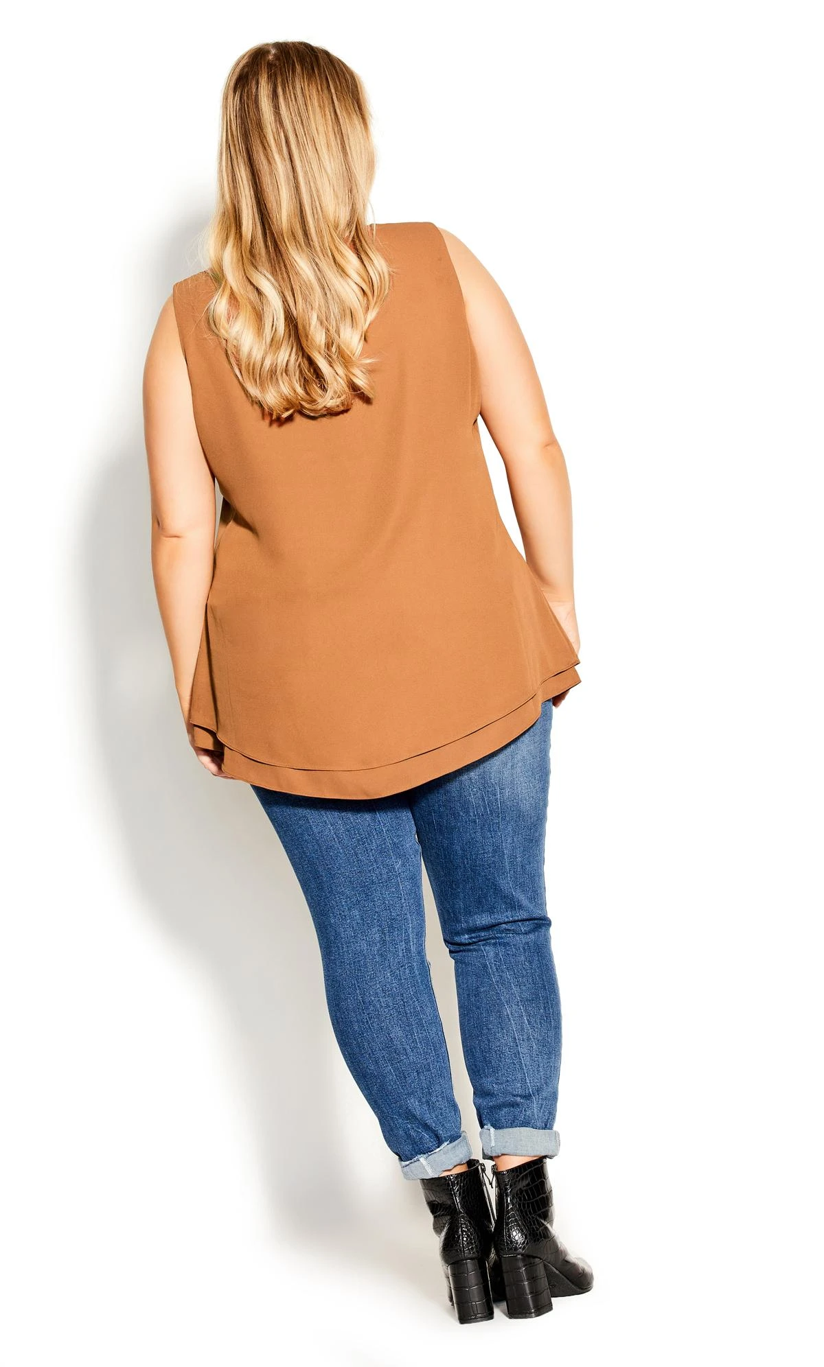 Evans Orange Double Layer Top 7 Evans Orange Double Layer Top – Image 5