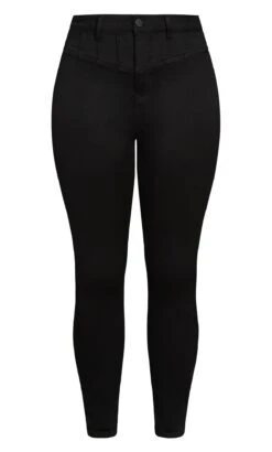 Evans Curve Black Skinny Jeans 18 Evans Curve Black Skinny Jeans -Evans Boutique 205498BLACK 6