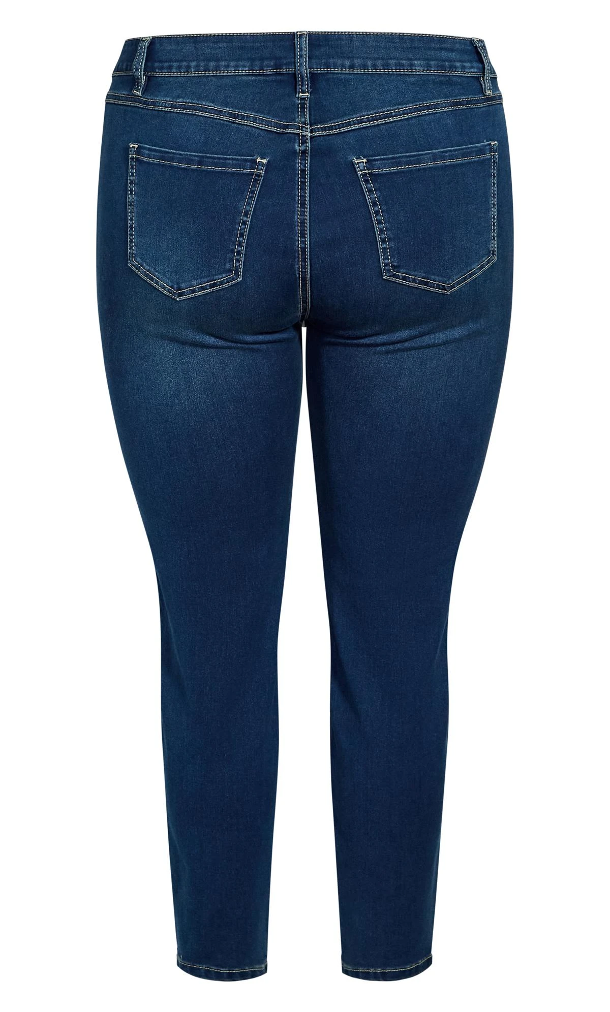 Evans Dark Blue Stitch Detail Skinny Jeans 11 Evans Dark Blue Stitch Detail Skinny Jeans – Image 9