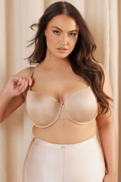 YOURS - Soutien-Gorge Nude Satiné à Armatures