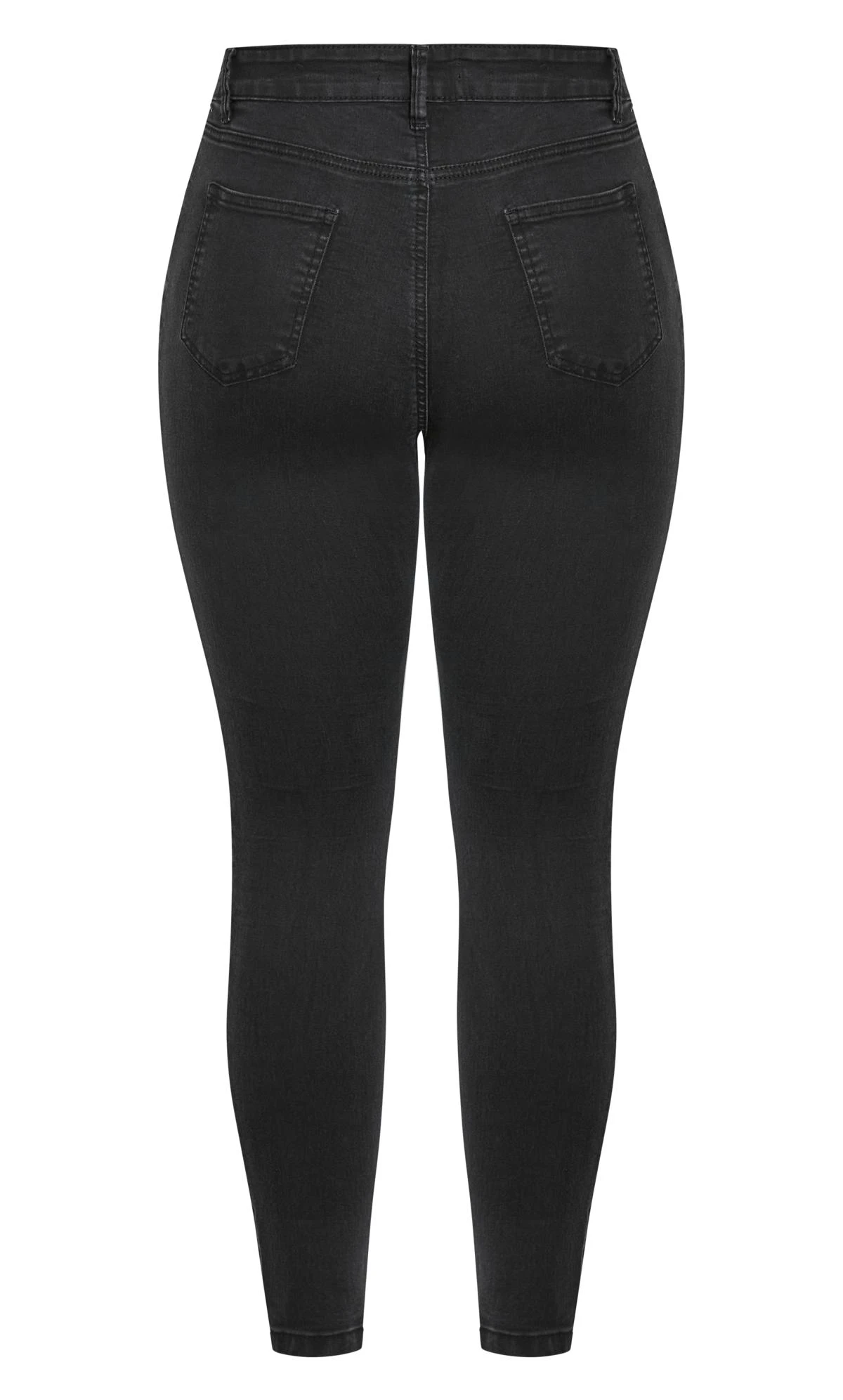Evans Black High Waist Skinny Jeans 8 Evans Black High Waist Skinny Jeans – Image 6