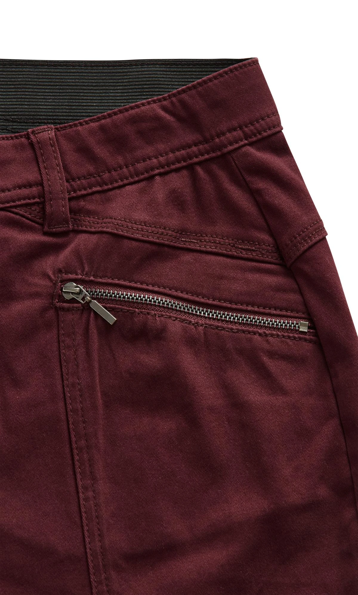 Evans Burgundy Pintuck Skinny Jeans 7 Evans Burgundy Pintuck Skinny Jeans – Image 5