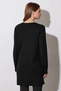 STAR Black Eyelet Detail Zip Cardigan 15 STAR Black Eyelet Detail Zip Cardigan -Evans Boutique 2167e6c5 2296 42 110611 C