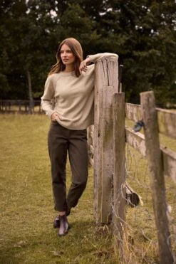 M&Co Chocolate Brown Mom Jeans