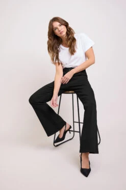 M&Co Black Lift & Shape Kick Flare Jeans