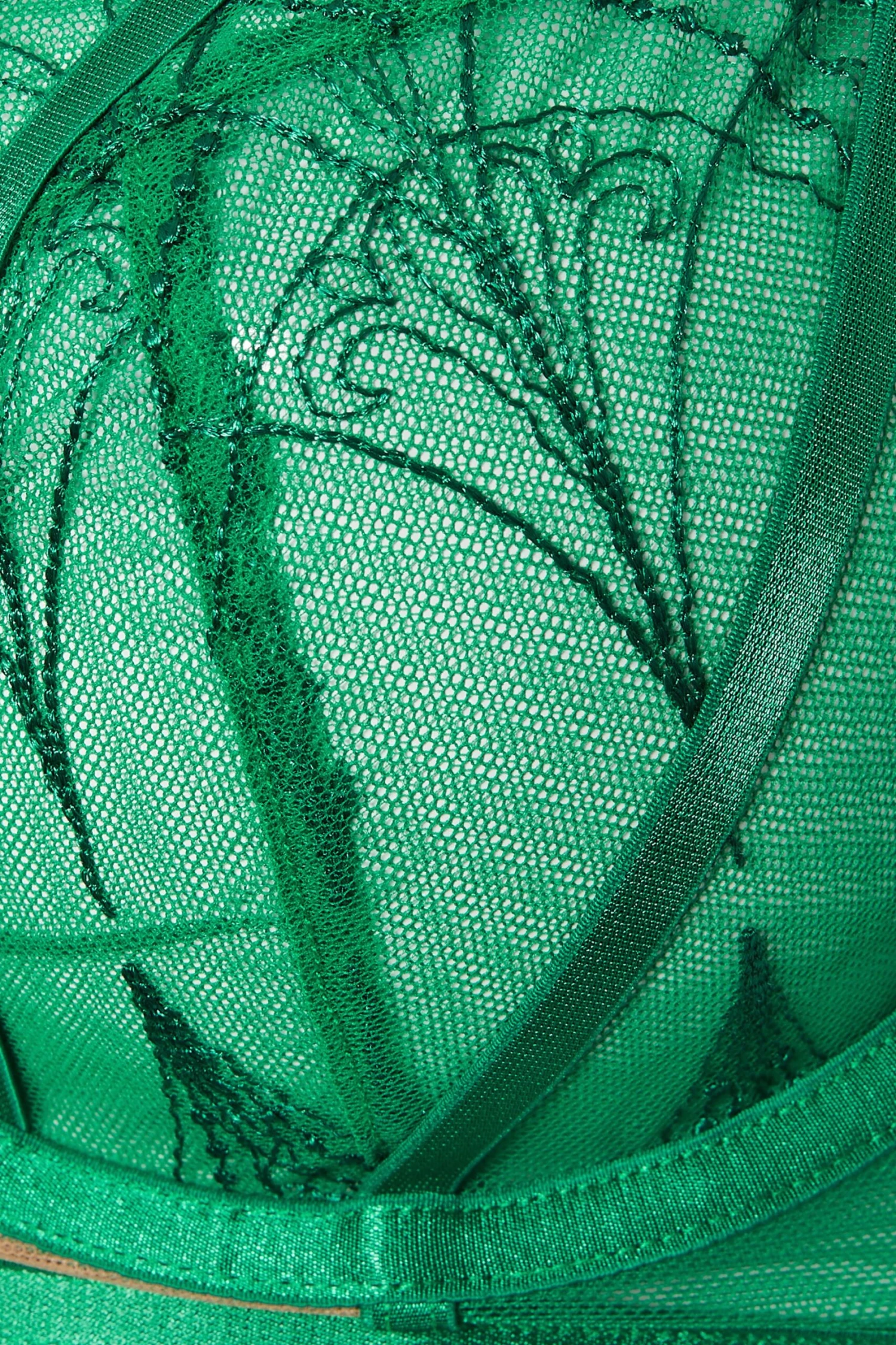 PLAYFUL PROMISES Soutien-gorge à Armatures Brodé En Dentelle Verte 9 PLAYFUL PROMISES Soutien-gorge à Armatures Brodé En Dentelle Verte – Image 7