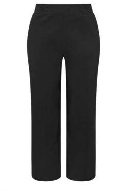 LIMITED COLLECTION - Pantalon Noir En Jersey Coupe Wide Leg 11 LIMITED COLLECTION - Pantalon Noir En Jersey Coupe Wide Leg -Evans Boutique 2638c15b 37f4 4f 216455 X