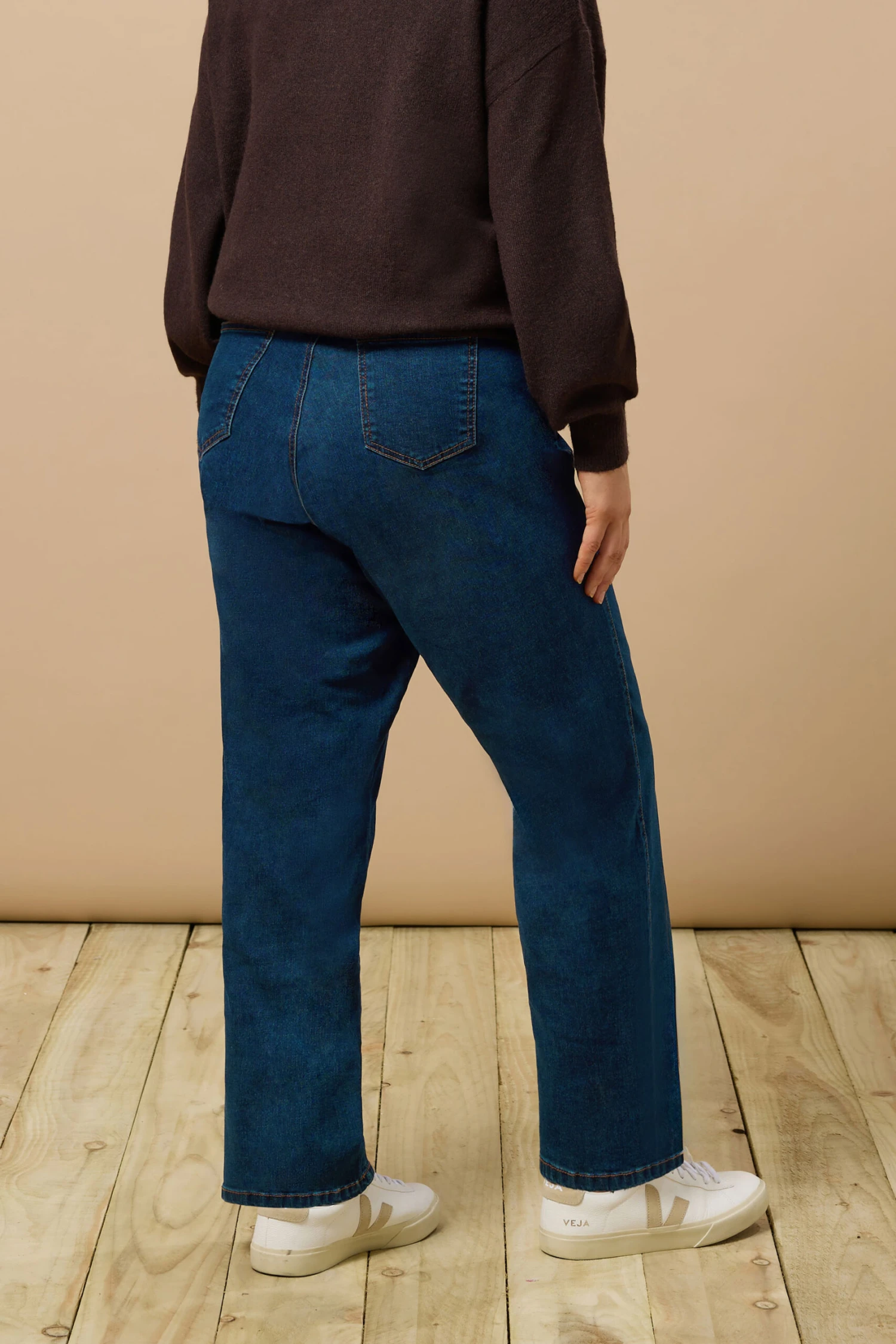 EVANS Curve Fit Indigo Straight Leg Jeans 5 EVANS Curve Fit Indigo Straight Leg Jeans – Image 3