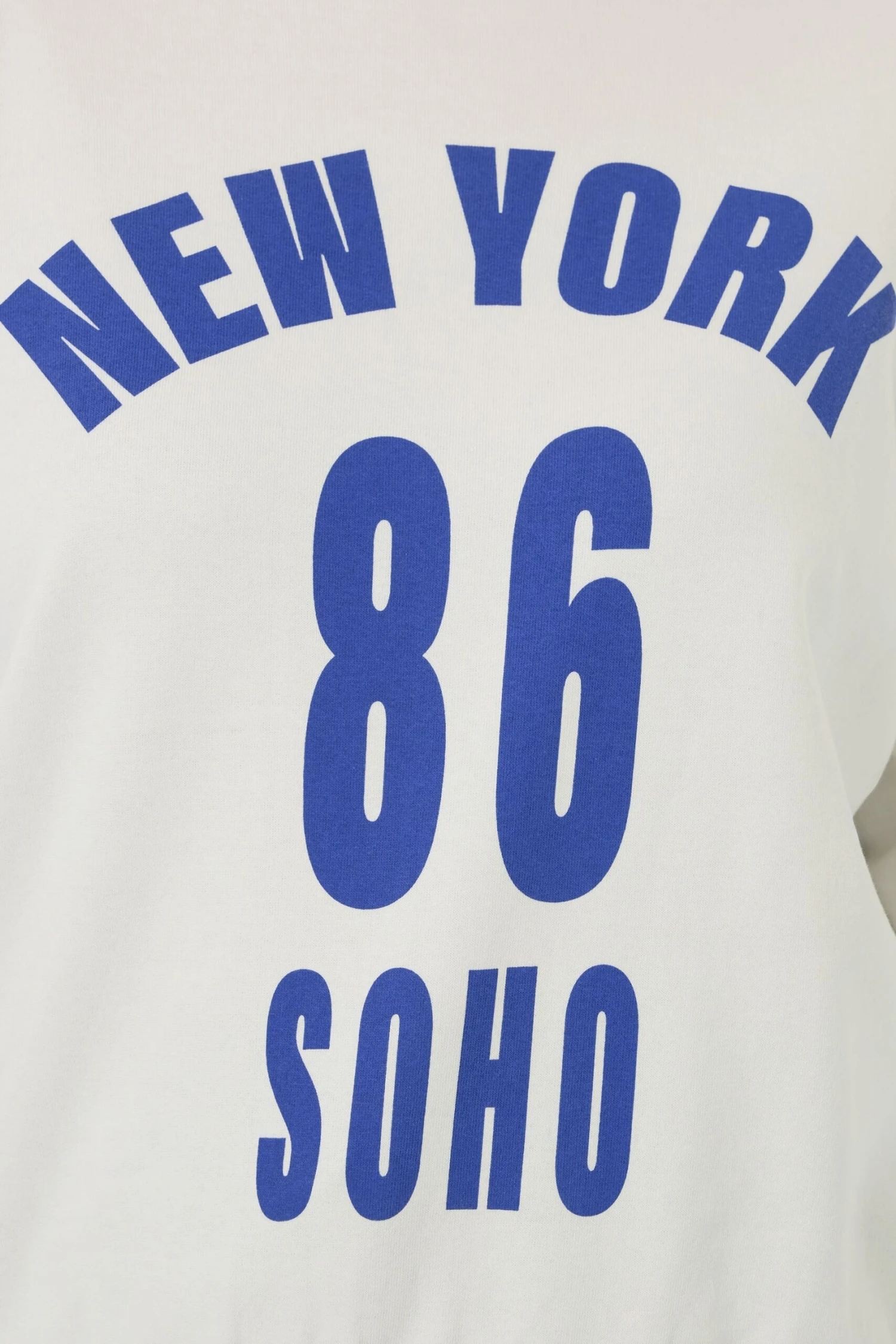 YOURS Curve Sweat-shirt Blanc à Slogan « New York » 6 YOURS Curve Sweat-shirt Blanc à Slogan « New York » – Image 4