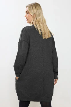 YOURS Curve Robe Sweat-shirt Grise à Imprimé Léopard 9 YOURS Curve Robe Sweat-shirt Grise à Imprimé Léopard -Evans Boutique 2939f412 736d 48 304443 C