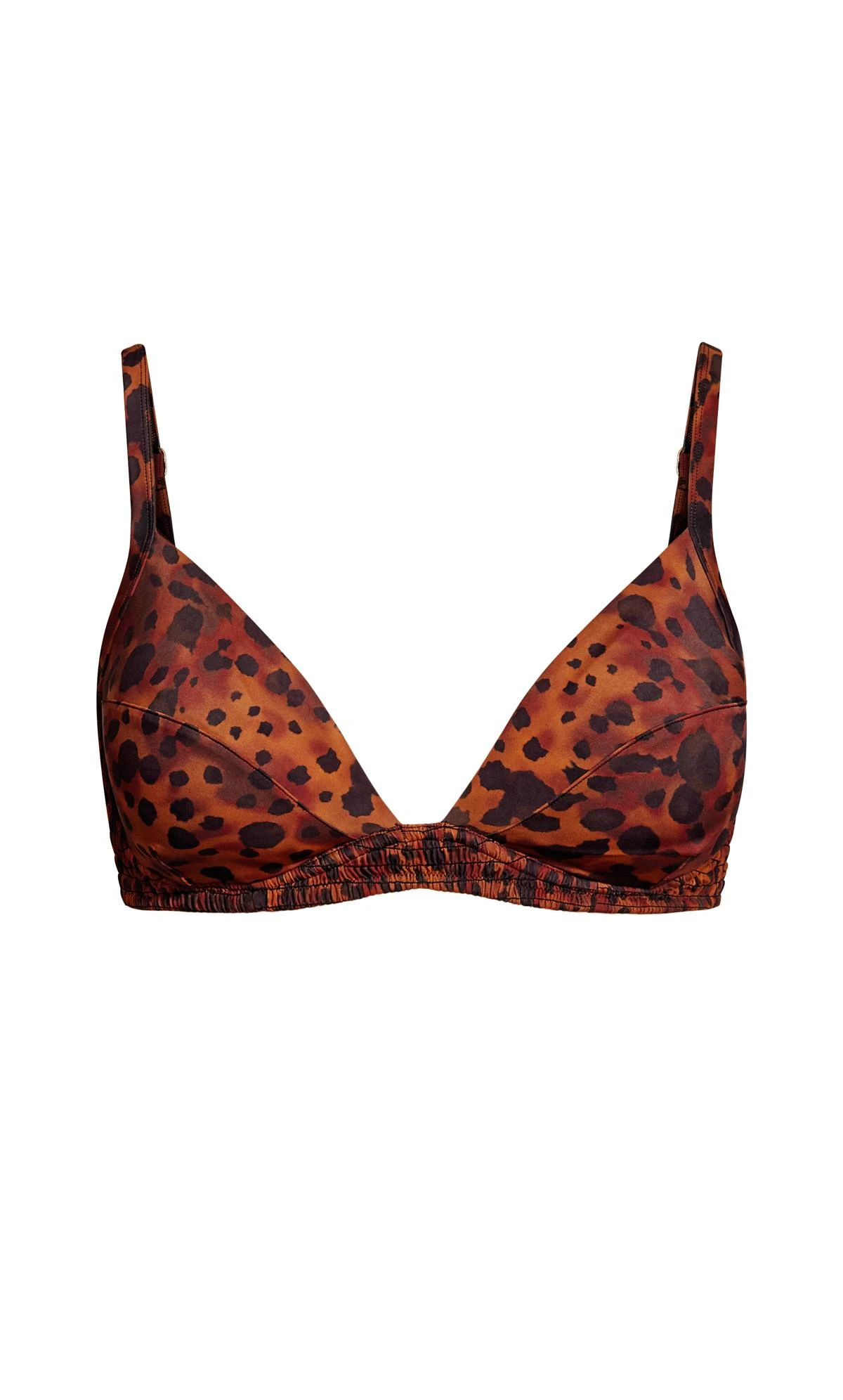Evans Brown Leopard Print Bikini Top 4 Evans Brown Leopard Print Bikini Top – Image 2