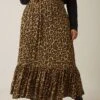 EVANS Curve Brown Leopard Print Maxi Skirt 2 EVANS Curve Brown Leopard Print Maxi Skirt -Evans Boutique 2bb6fb5c 1b7b 4f 615790 A
