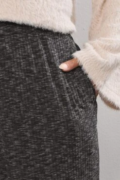 YOURS Curve Pantalon Large Côtelé Gris Chiné 10 YOURS Curve Pantalon Large Côtelé Gris Chiné -Evans Boutique 2ce5ed4f 67dc 4d 310280 D