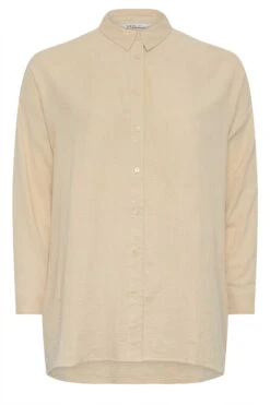 YOURS - Chemisier Beige Doux En Coton 15 YOURS - Chemisier Beige Doux En Coton -Evans Boutique 2fc41e72 0c3c 43 330278 X
