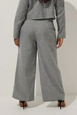 LIMITED COLLECTION - Pantalon Gris Plissé Wide Leg à Poches 9 LIMITED COLLECTION - Pantalon Gris Plissé Wide Leg à Poches -Evans Boutique 30bbfc6b 48da 47 216472 C