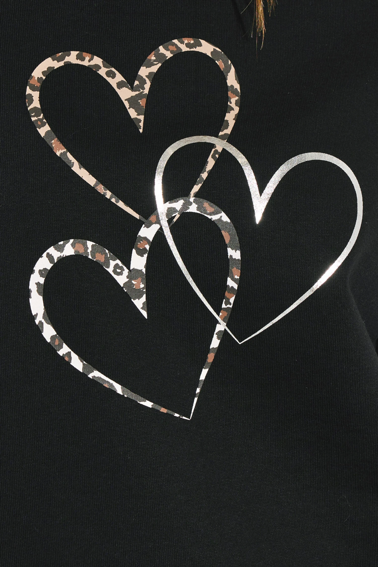 M&Co Black Multi Animal Heart Print Sweatshirt 7 M&Co Black Multi Animal Heart Print Sweatshirt – Image 5